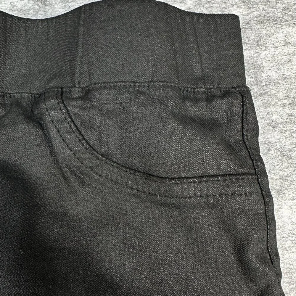 Oober Swank Womens Leggings Black Size Medium Ribbed Moto Excellent High Quality - Picture 5 of 10